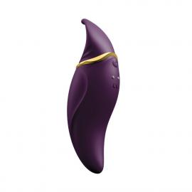 Вібратор 2в1 з язичком Zalo - Hero Twilight Purple - 7