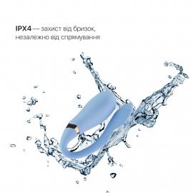 Смартвібратор для пар Zalo — Fanfan Royal Blue - 10