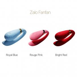 Смартвібратор для пар Zalo — Fanfan Royal Blue - 3