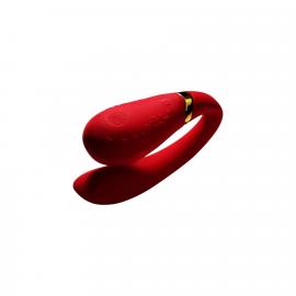 Смартвібратор для пар Zalo — Fanfan Bright Red - 1