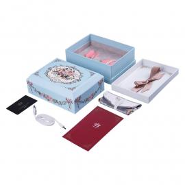Смартвібратор для пар Zalo Fanfan set Rouge Pink, пульт ДК - 3