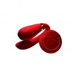 Смартвібратор Zalo Fanfan set Bright Red, пульт ДК - 1