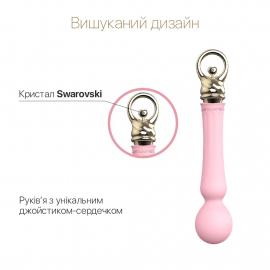 Вібромасажер з підігрівом Zalo Sweet Magic - Confidence Wand Fairy Pink - 4