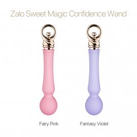 Вібромасажер з підігрівом Zalo Sweet Magic - Confidence Wand Fairy Pink - 5
