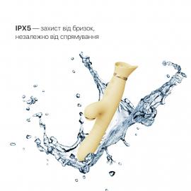 Пульсатор-вібратор із вакуумною стимуляцією клітора Zalo - ROSE Thruster Lemon Yellow - 2