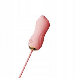 Набір 2в1 Zalo — UNICORN Pink, віброяйце + вакуумний стимулятор - 5