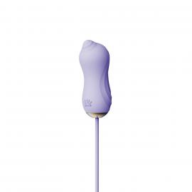 Набір 2в1 Zalo — UNICORN Violet, віброяйце + вакуумний стимулятор - 4