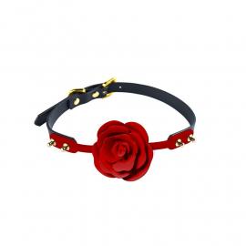 Розкішний кляп у вигляді троянди Zalo - Rose Ball Gag, подвійне використання - 1