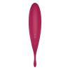 Смарт-вибратор для клитора с вакуумной стимуляцией Satisfyer Twirling Pro+ dark red