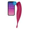 Смарт-вібратор для клітора з вакуумною стимуляцією Satisfyer Twirling Pro+ dark red