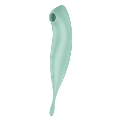 Смарт-вібратор для клітора з вакуумною стимуляцією Satisfyer Twirling Pro+ Mint