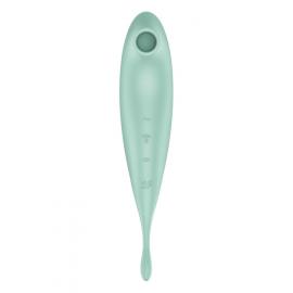 Смарт-вибратор для клитора с вакуумной стимуляцией Satisfyer Twirling Pro+ Mint - 2