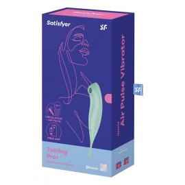 Смарт-вибратор для клитора с вакуумной стимуляцией Satisfyer Twirling Pro+ Mint - 4