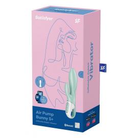 Смарт вибратор-кролик Satisfyer Air Pump Bunny 5+, надувается - 4