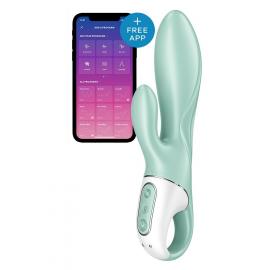 Смарт вибратор-кролик Satisfyer Air Pump Bunny 5+, надувается - 1