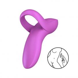 Вибратор на палец Satisfyer Bold Lover Dark Pink - 1
