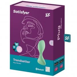 Анальна смарт-пробка з вібрацією Satisfyer Trendsetter Green - 4