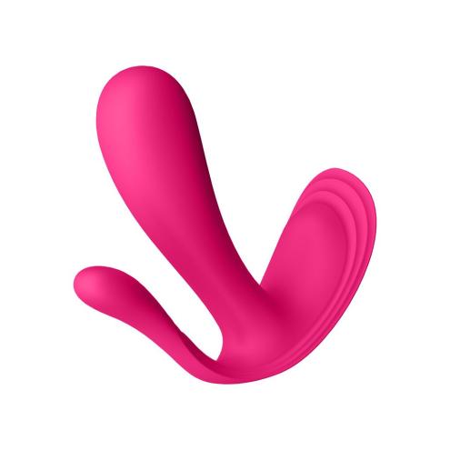 Двойной смарт-вибратор в трусики Satisfyer Top Secret+ Pink