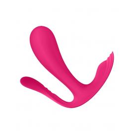 Подвійний смарт-вібратор у трусики Satisfyer Top Secret+ Pink - 4