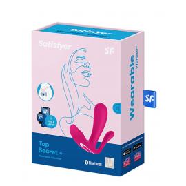 Подвійний смарт-вібратор у трусики Satisfyer Top Secret+ Pink - 2