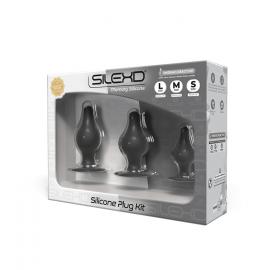 Набір анальних пробок SilexD Silicone Plug Kit - 1