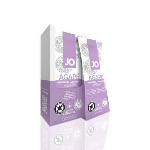 Набір лубрикантів Foil Display Box – JO Agape Lubricant – 12 x 10ml