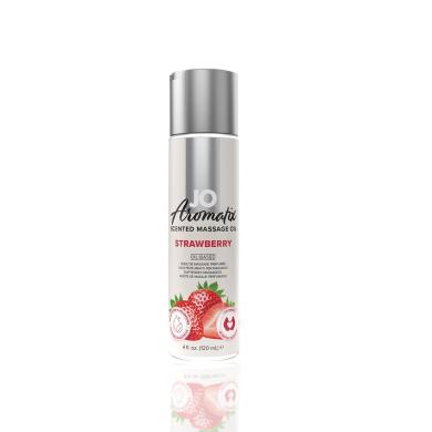 Натуральна масажна олія System JO Aromatix - Massage Oil - Strawberry 120 мл