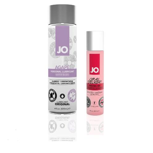 Комплект System JO GWP - Agape 120 ml and Oral Delight Strawberry 30 мл