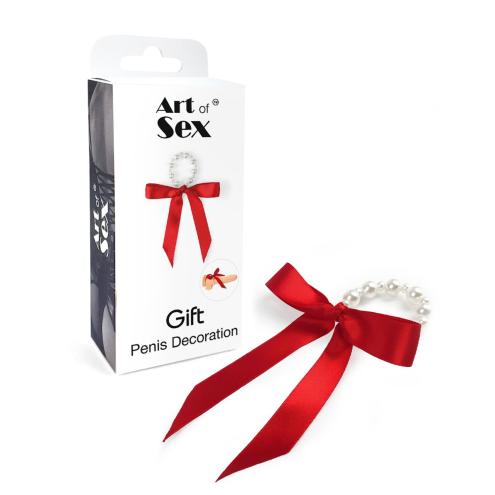 Украшение на пенис с жемчугом  Подарок  Art of Sex - Gift