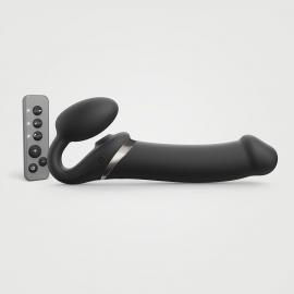 Безремневий вібрострапон із вакуумною стимуляцією Strap-On-Me MULTI ORGASM Black XL - 1
