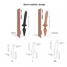 Анальна пробка з дилдо Strap-On-Me SWITCH PLUG-IN REALISTIC DILDO BLACK - L - 6