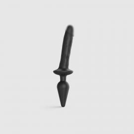 Анальна пробка з дилдо Strap-On-Me SWITCH PLUG-IN REALISTIC DILDO BLACK - L - 3