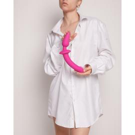 Анальна пробка з дилдо Strap-On-Me SWITCH PLUG-IN SEMI-REALISTIC DILDO FUCHSIA - L - 2