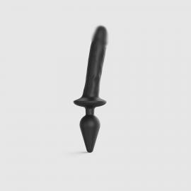 Анальна пробка з дилдо Strap-On-Me SWITCH PLUG-IN REALISTIC DILDO BLACK - XXL - 1