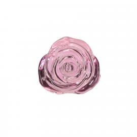 Скляна анальна пробка Pillow Talk - Rosy- Luxurious Glass - 4
