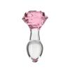 Скляна анальна пробка Pillow Talk - Rosy- Luxurious Glass