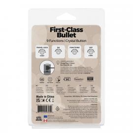 Вібропуля PowerBullet - First-Class Bullet Silver - 4