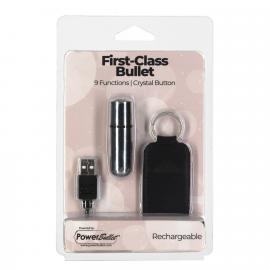 Вібропуля PowerBullet - First-Class Bullet Silver - 2