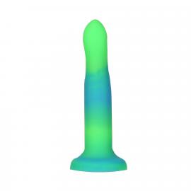 Фалоімітатор, що світиться у темряві ADDICTION - Rave - 8  Glow in the Dark Dildo - Blue Green - 3