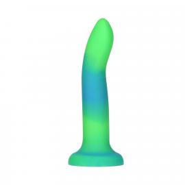 Фалоімітатор, що світиться у темряві ADDICTION - Rave - 8  Glow in the Dark Dildo - Blue Green - 1