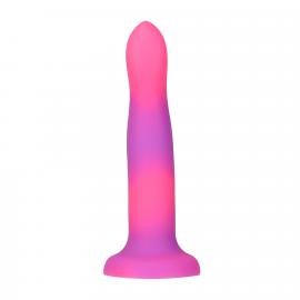 Фалоімітатор, що світиться у темряві ADDICTION - Rave - 8  Glow in the Dark Dildo - Pink Purple - 4