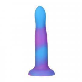 Фалоімітатор, що світиться у темряві ADDICTION - Rave - 8  Glow in the Dark Dildo - Blue Purple - 9