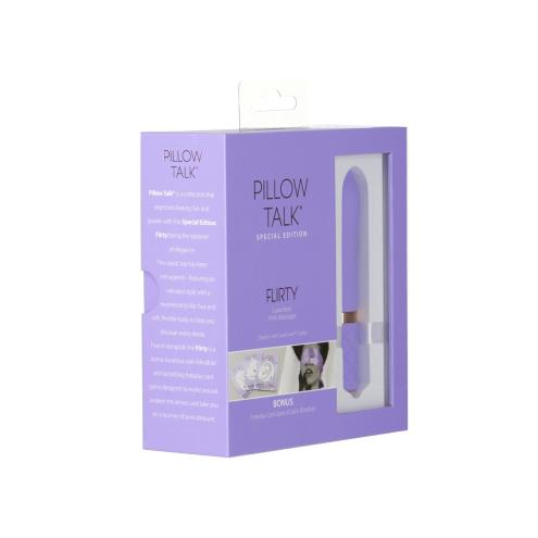 Роскошный вибратор Pillow Talk Flirty Purple Special Edition, Сваровски