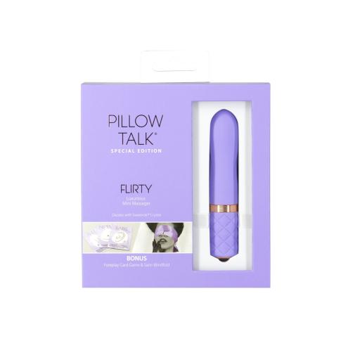 Роскошный вибратор Pillow Talk Flirty Purple Special Edition, Сваровски