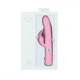 Розкішний кролик з ротацією та вібрацією Pillow Talk Lively, Pink - 3