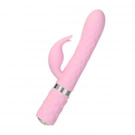 Розкішний кролик з ротацією та вібрацією Pillow Talk Lively, Pink - 1