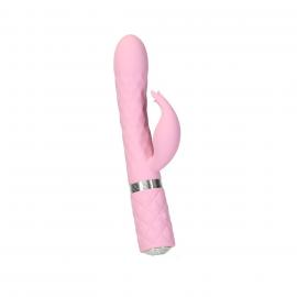Розкішний кролик з ротацією та вібрацією Pillow Talk Lively, Pink - 9