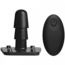 Набор для страпона Doc Johnson Vac-U-Lock VIBRATING Dual Density ULTRASKYN Set - 4