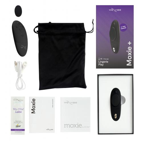 Смарт-вібратор у трусики We-Vibe Moxie+ Satin Black