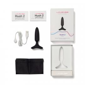 Анальна смарт вібропробка Lovense Hush 2, розмір XS - 4